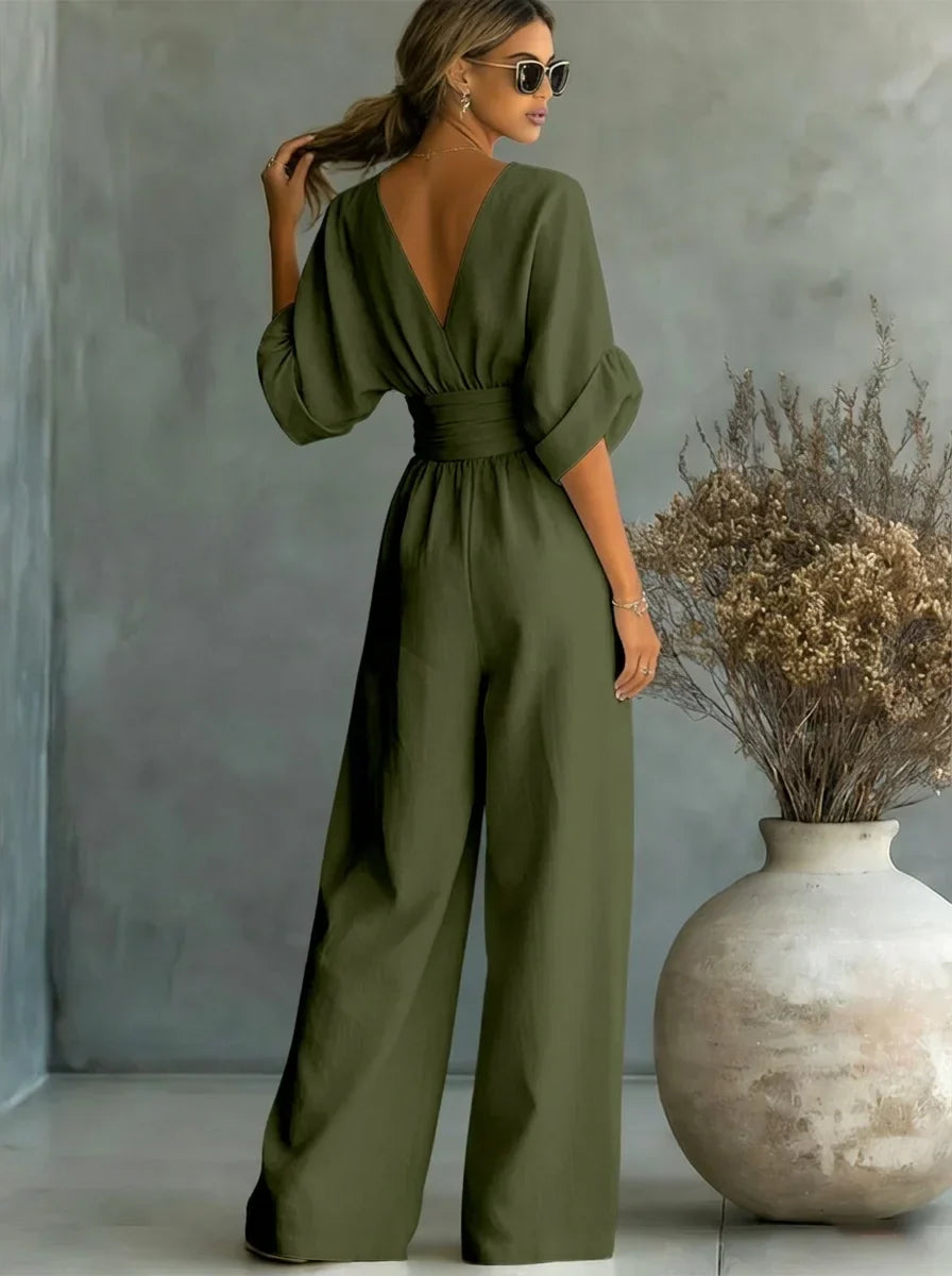Rosalie | Robe Maxi Élégante Cache-Cœur