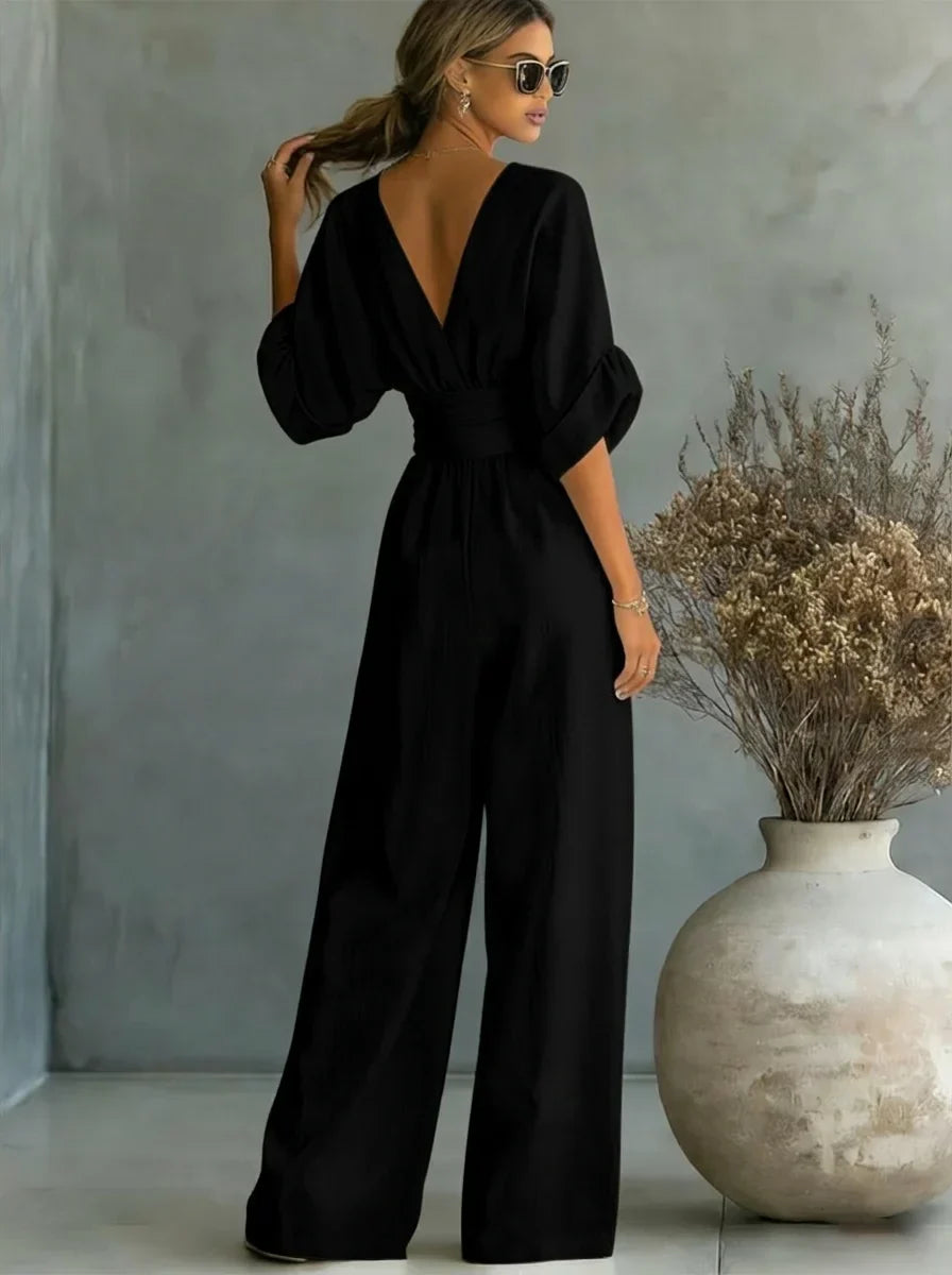 Rosalie | Robe Maxi Élégante Cache-Cœur