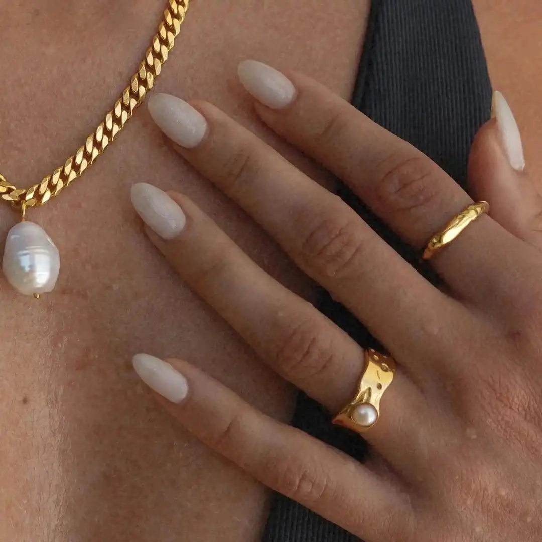 Bague Vintage en Or avec Perle