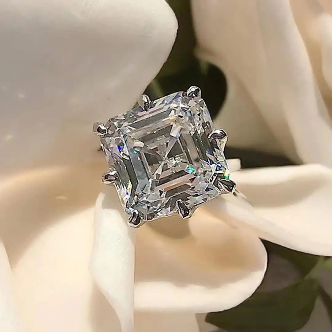Bague en Zircon Cubique Doré Intemporelle