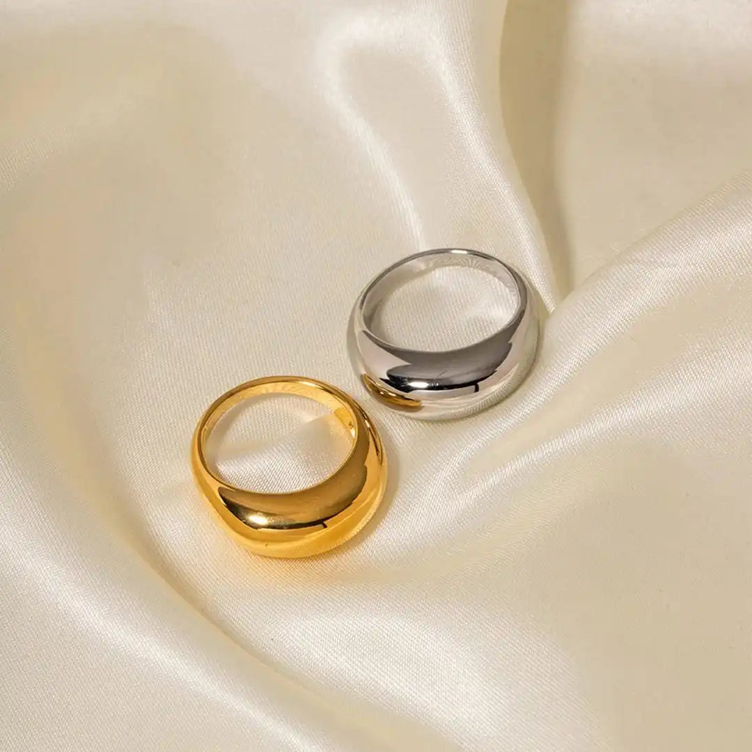 Bague Arc Doré Intemporelle