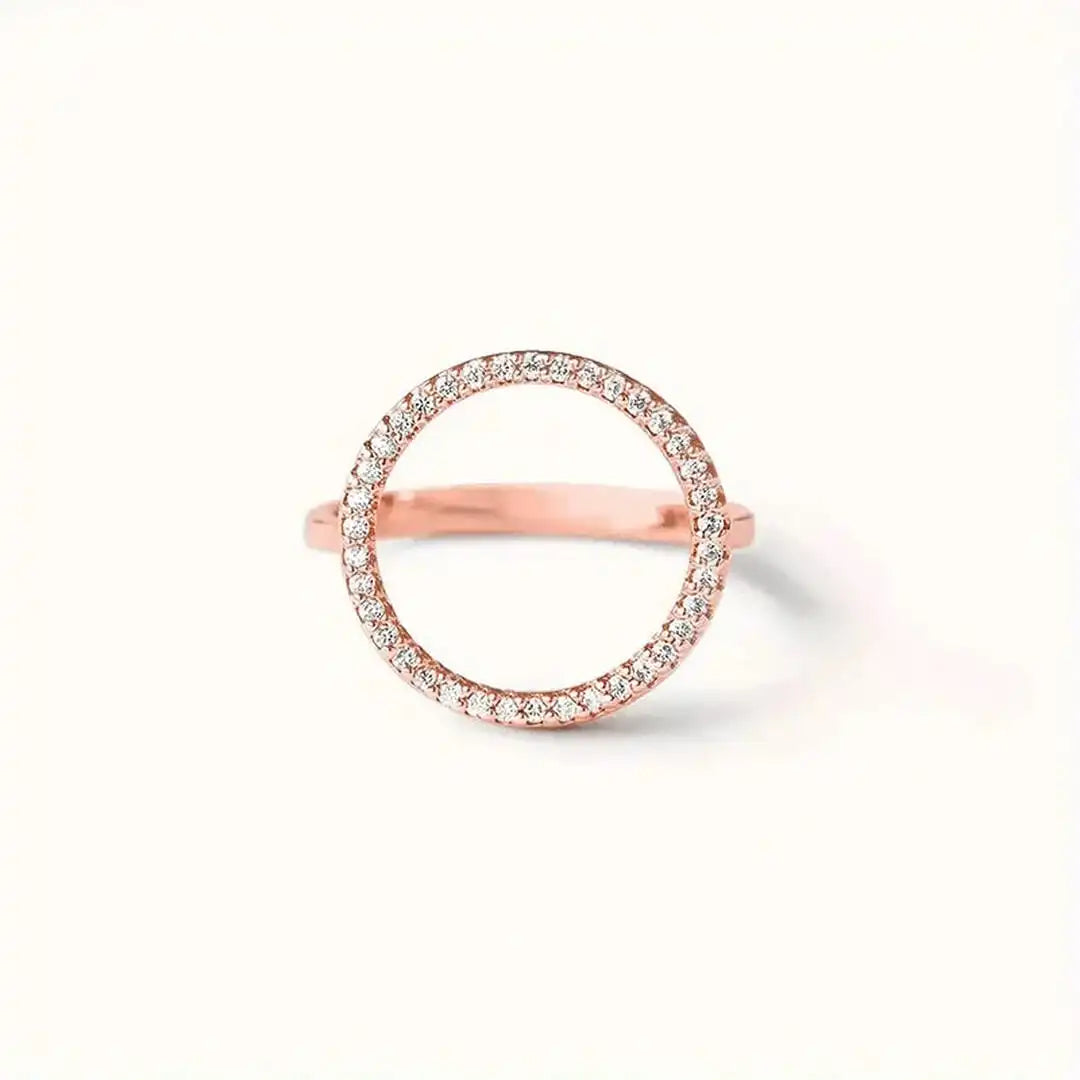 Bague en Zirconia Cubique Rond
