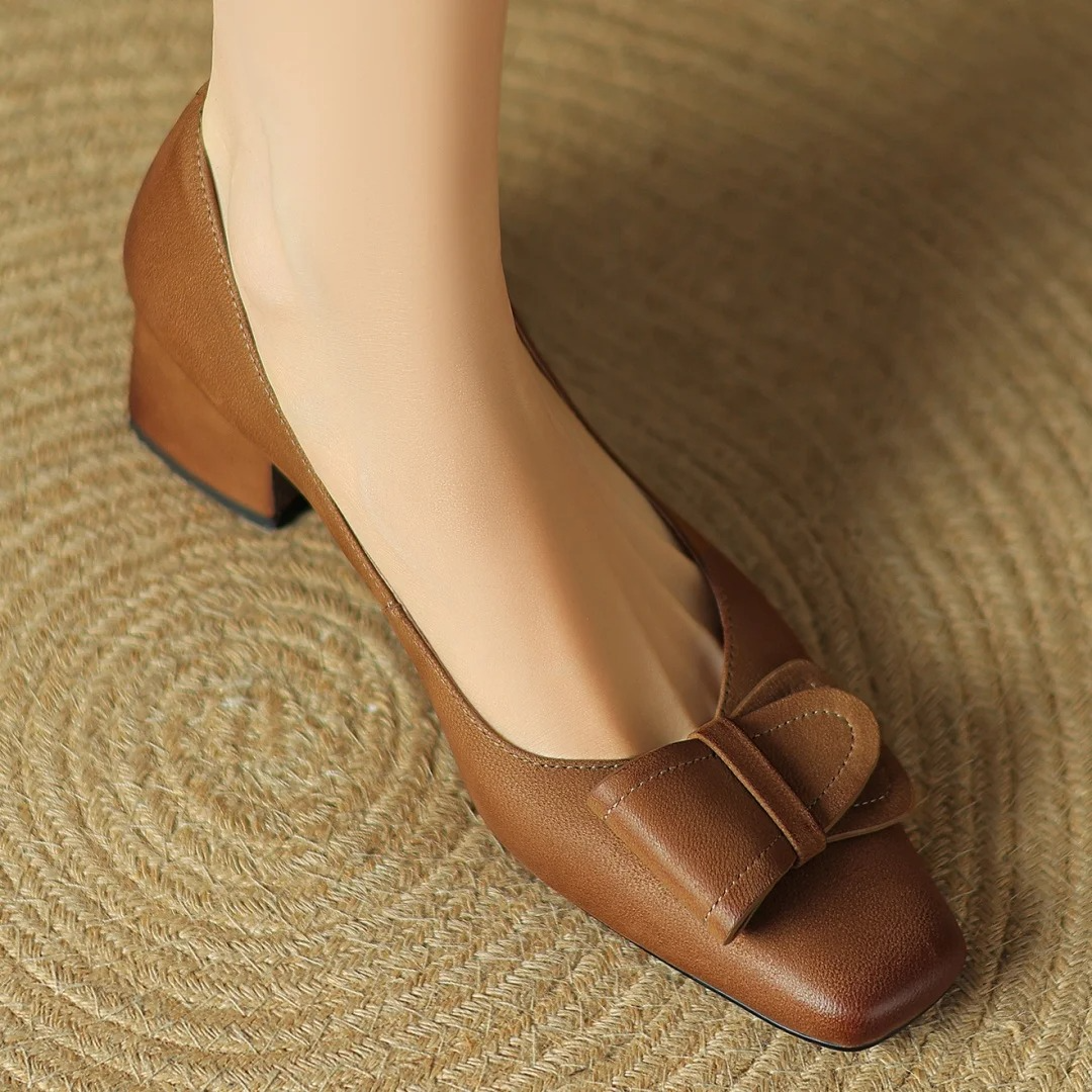 ROSELLE | Talons en cuir