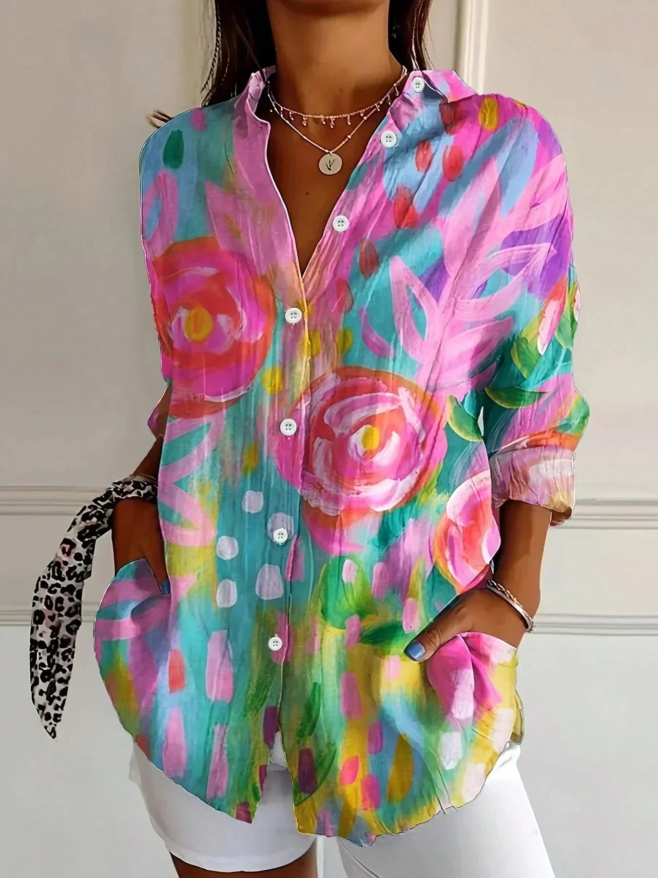 MAËVA™ | Blouse colorée