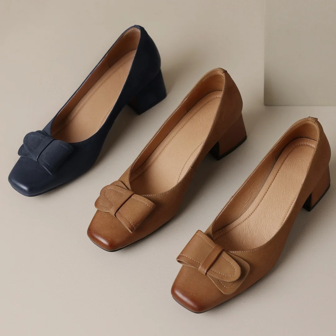 ROSELLE | Talons en cuir