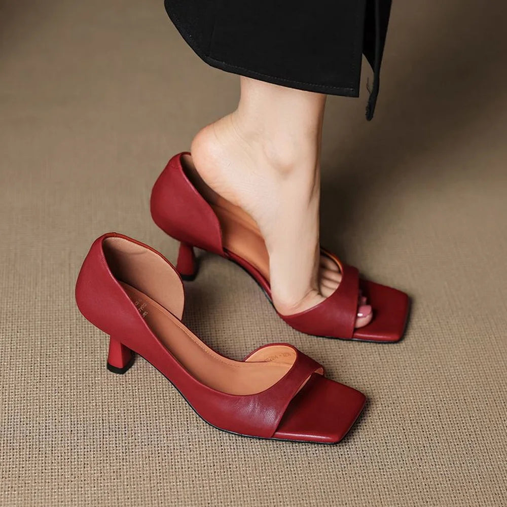 VALENTE | Talons Valenti en cuir