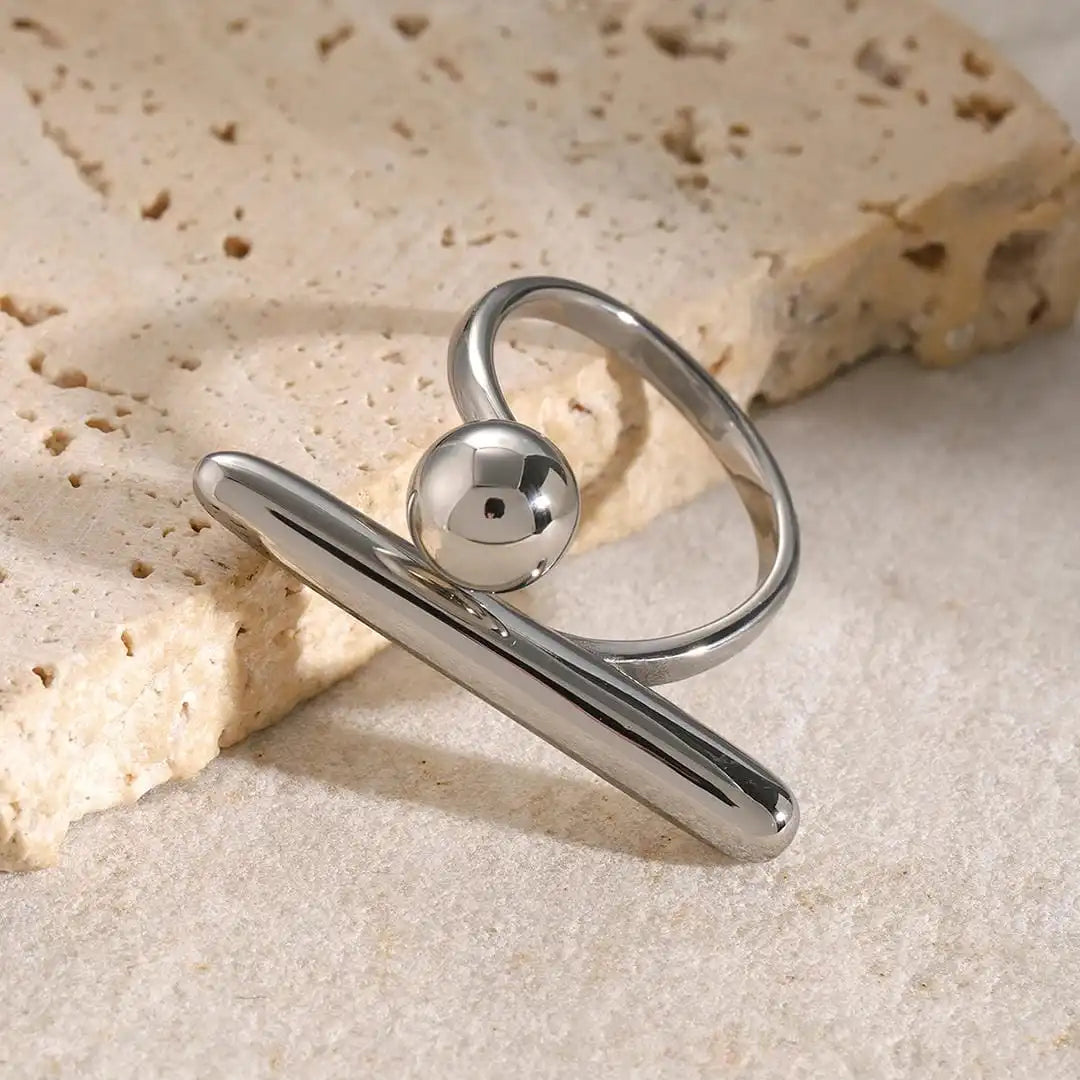 Bague Ajustable Étoile en Or Intemporelle