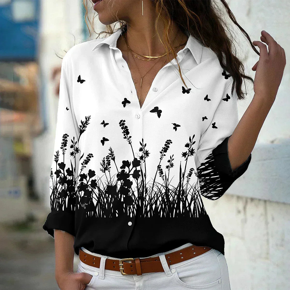 FEY™ | Blouse imprimée