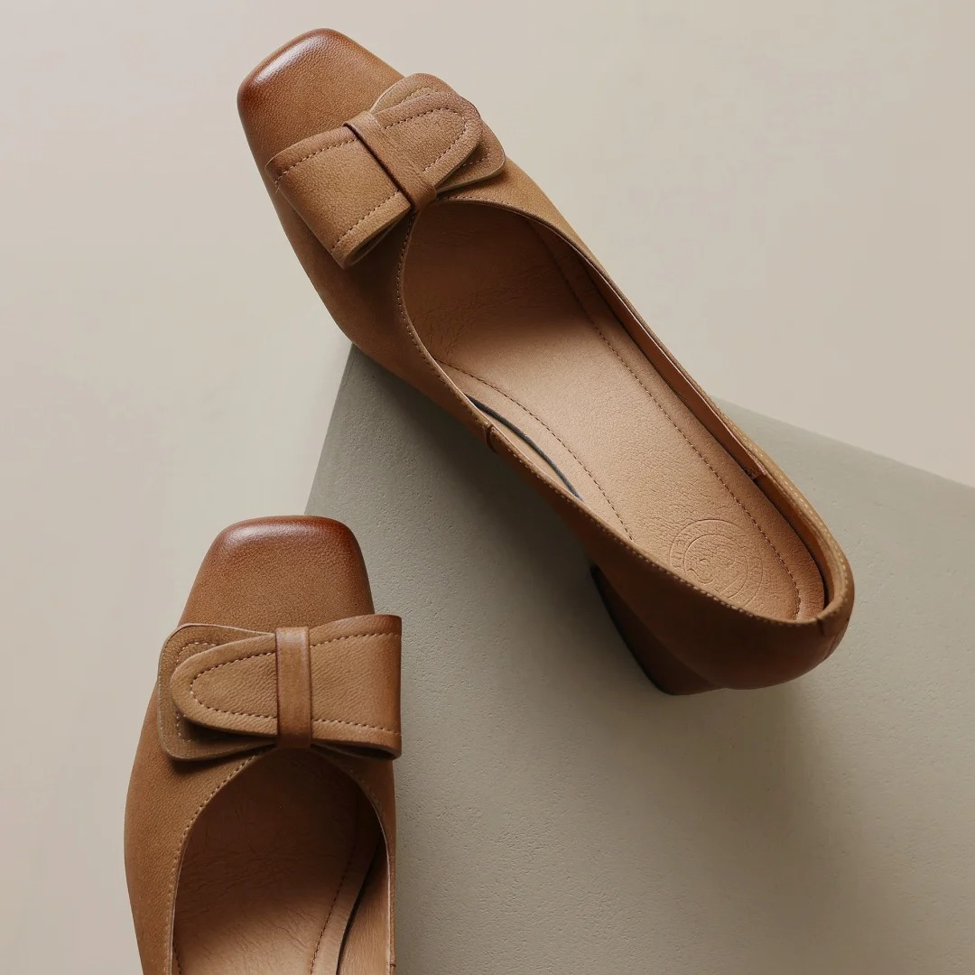 ROSELLE | Talons en cuir