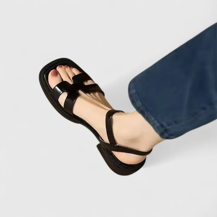 VERA | Sandales Plates Élégantes