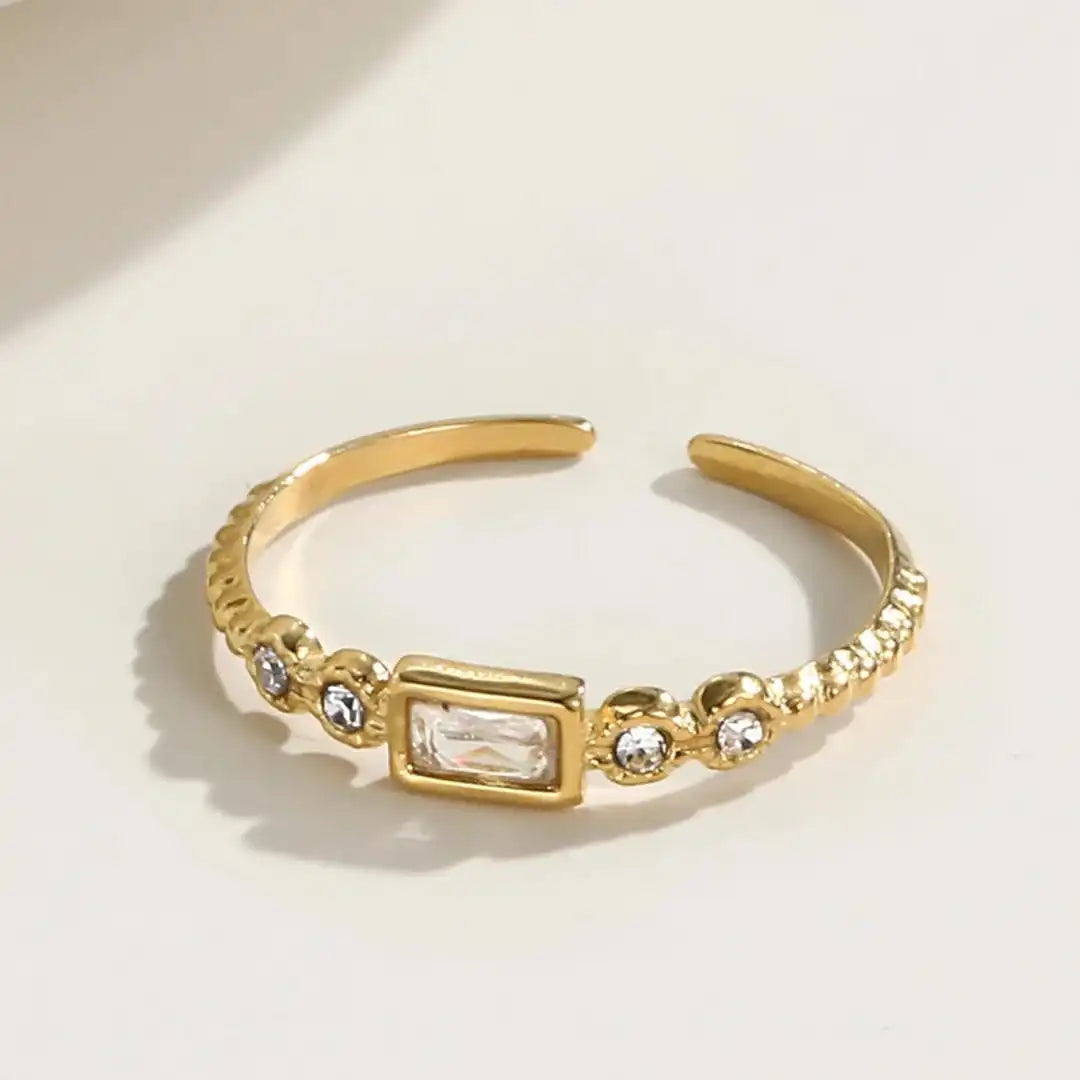Bague Ouverte Baguette Station