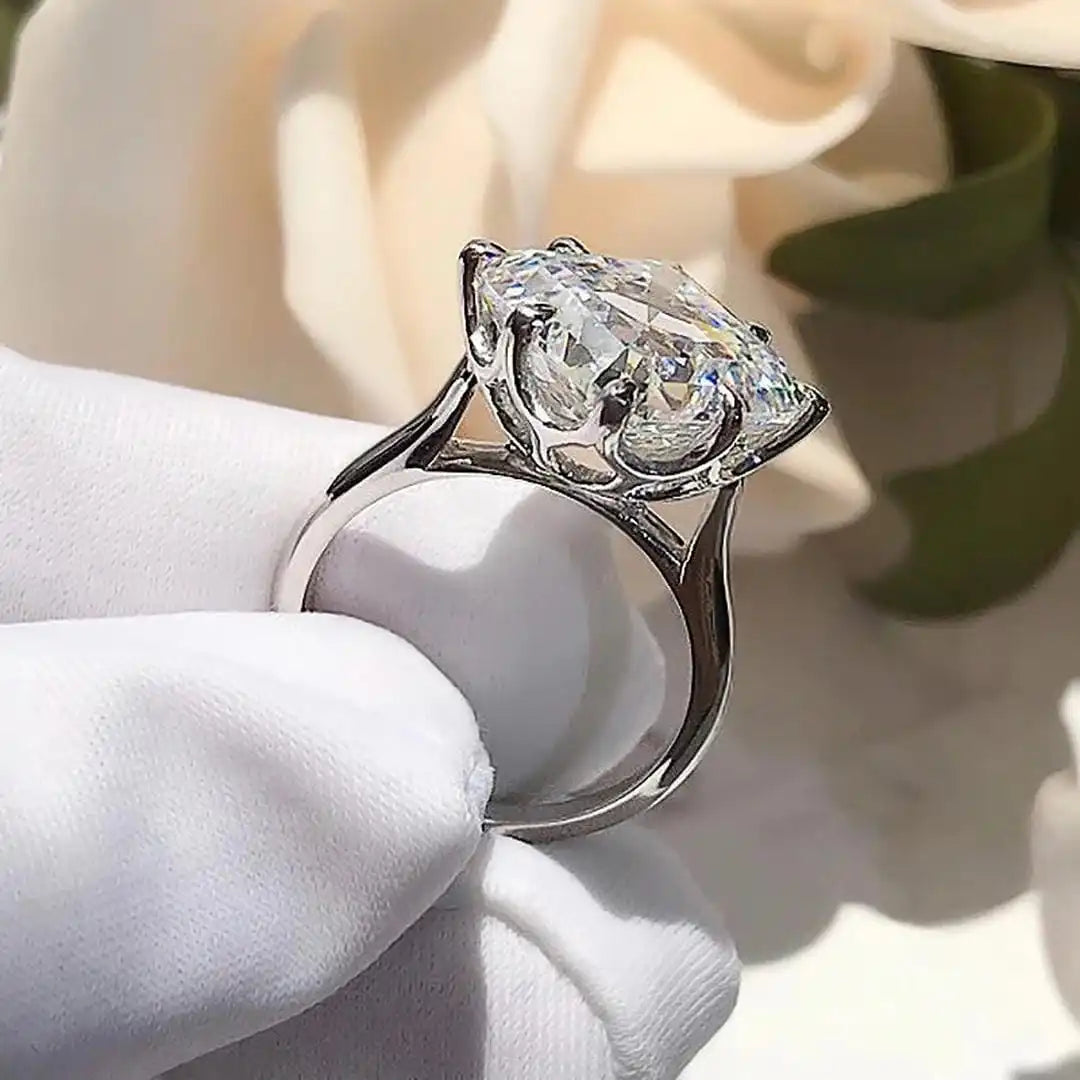 Bague en Zircon Cubique Doré Intemporelle