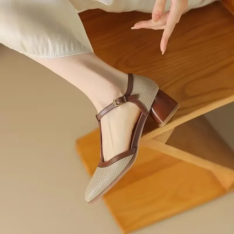 PAULINE™ | Chaussures orthopédiques à talon moyen