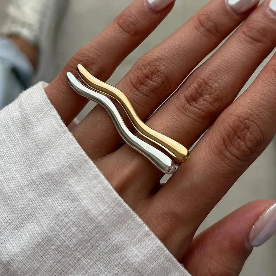 Bague Minimaliste en Or Branche