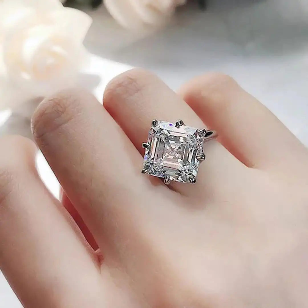 Bague en Zircon Cubique Doré Intemporelle