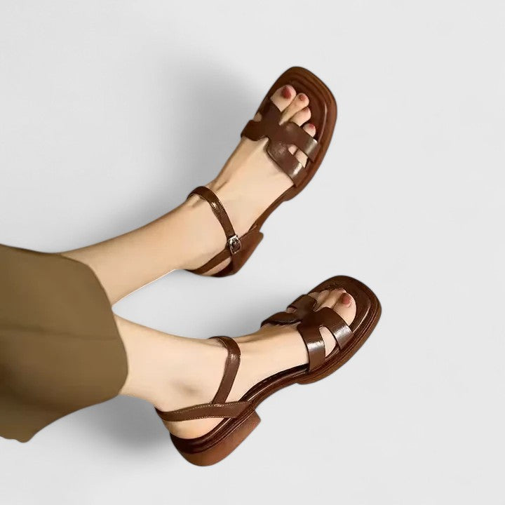 VERA | Sandales Plates Élégantes