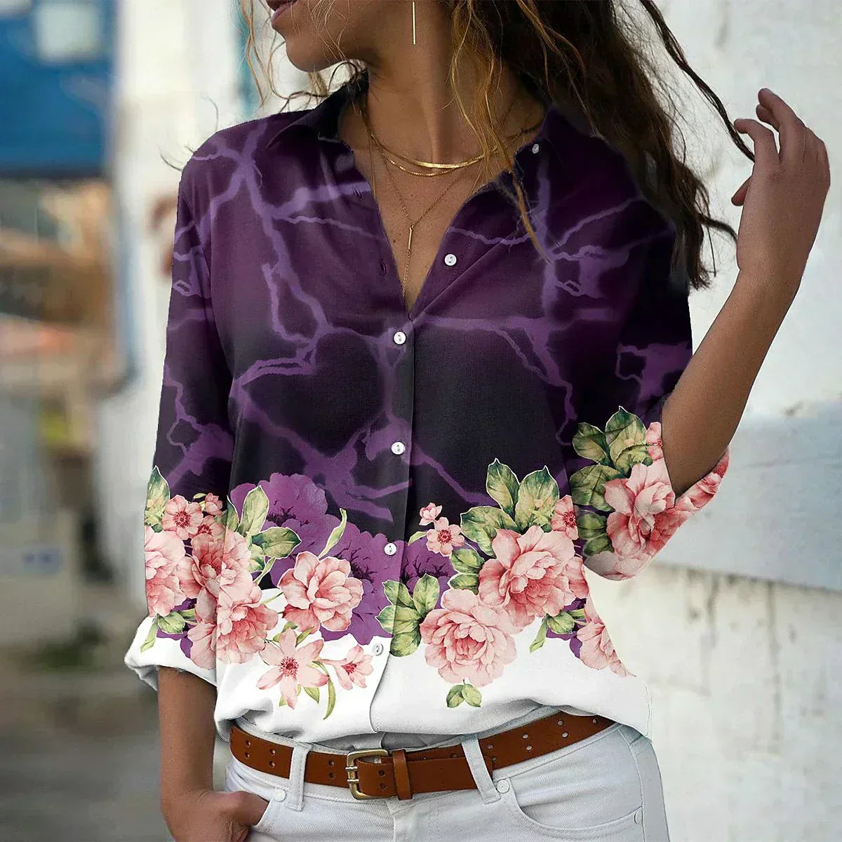 FEY™ | Blouse imprimée