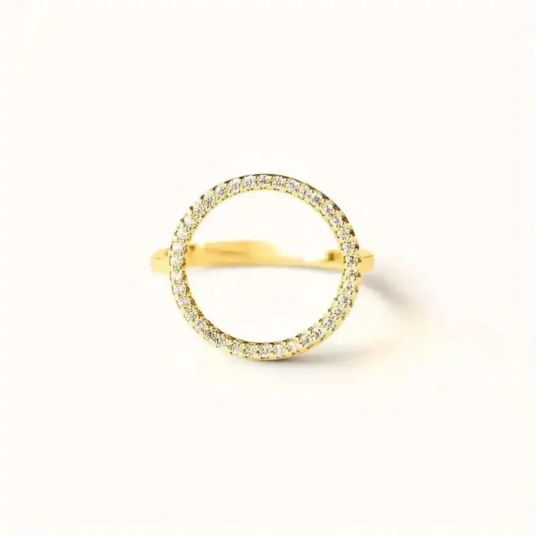 Bague en Zirconia Cubique Rond