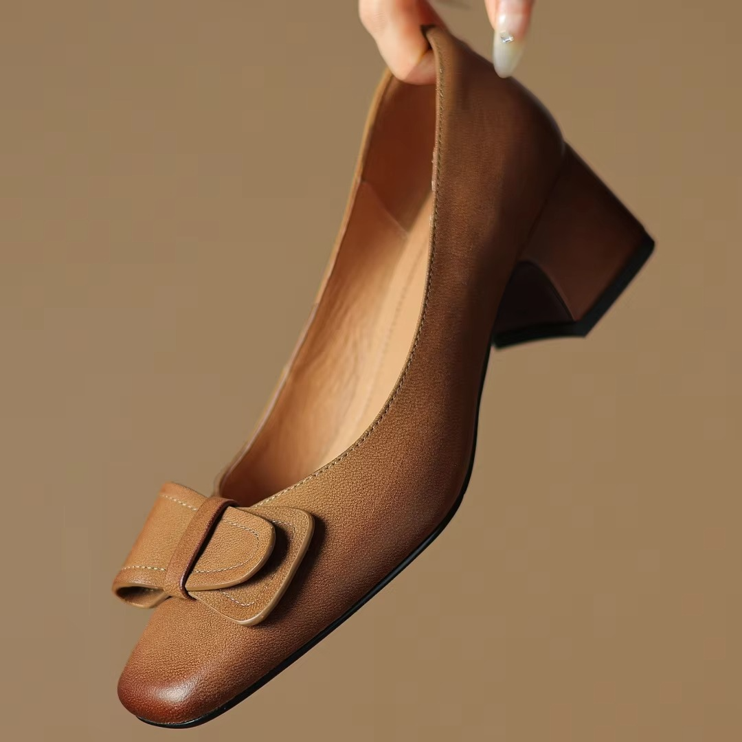 ROSELLE | Talons en cuir