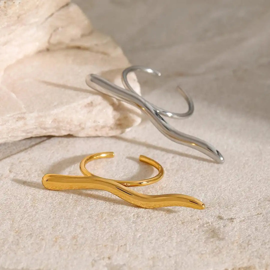 Bague Minimaliste en Or Branche