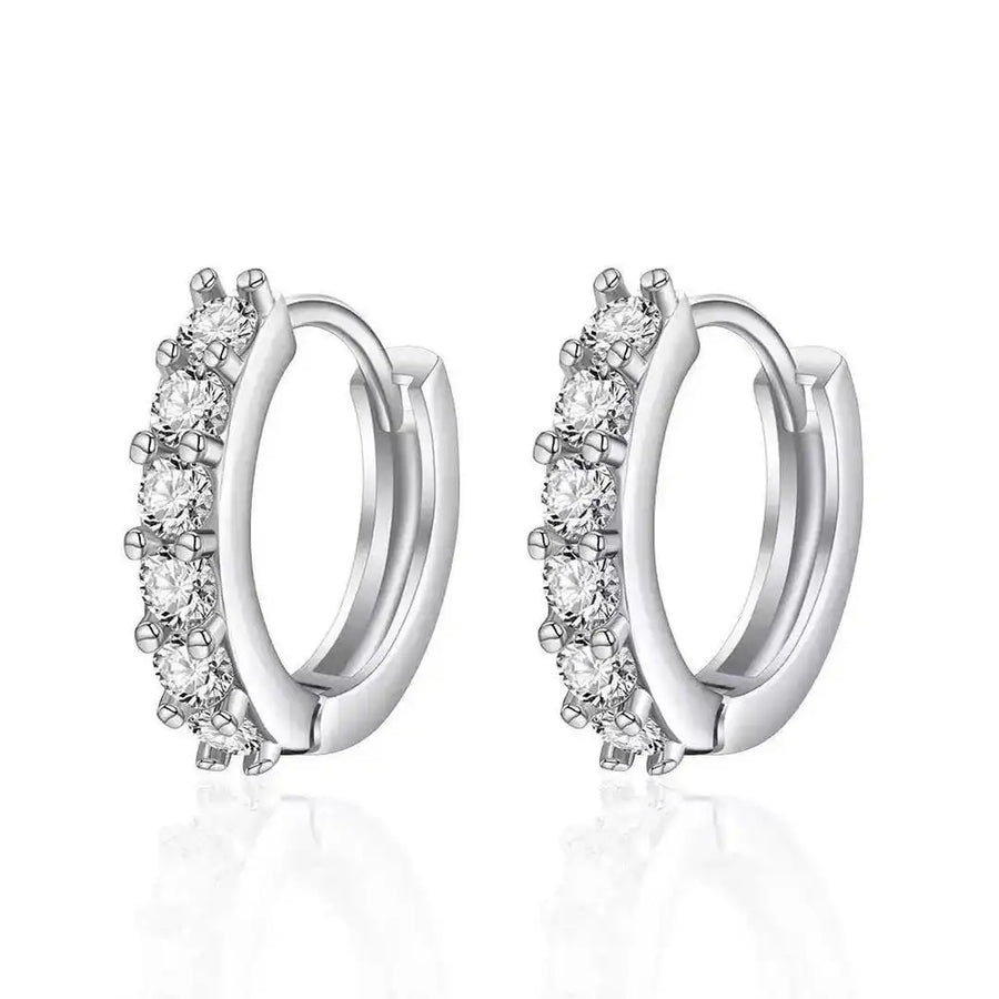 Boucles d'oreilles mini créoles dorées intemporelles