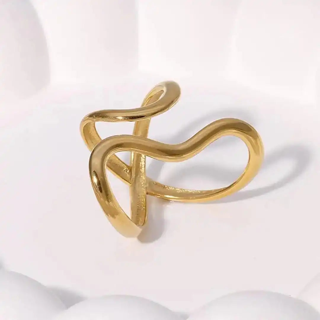 Bague Enchantement Dorée Ajustable