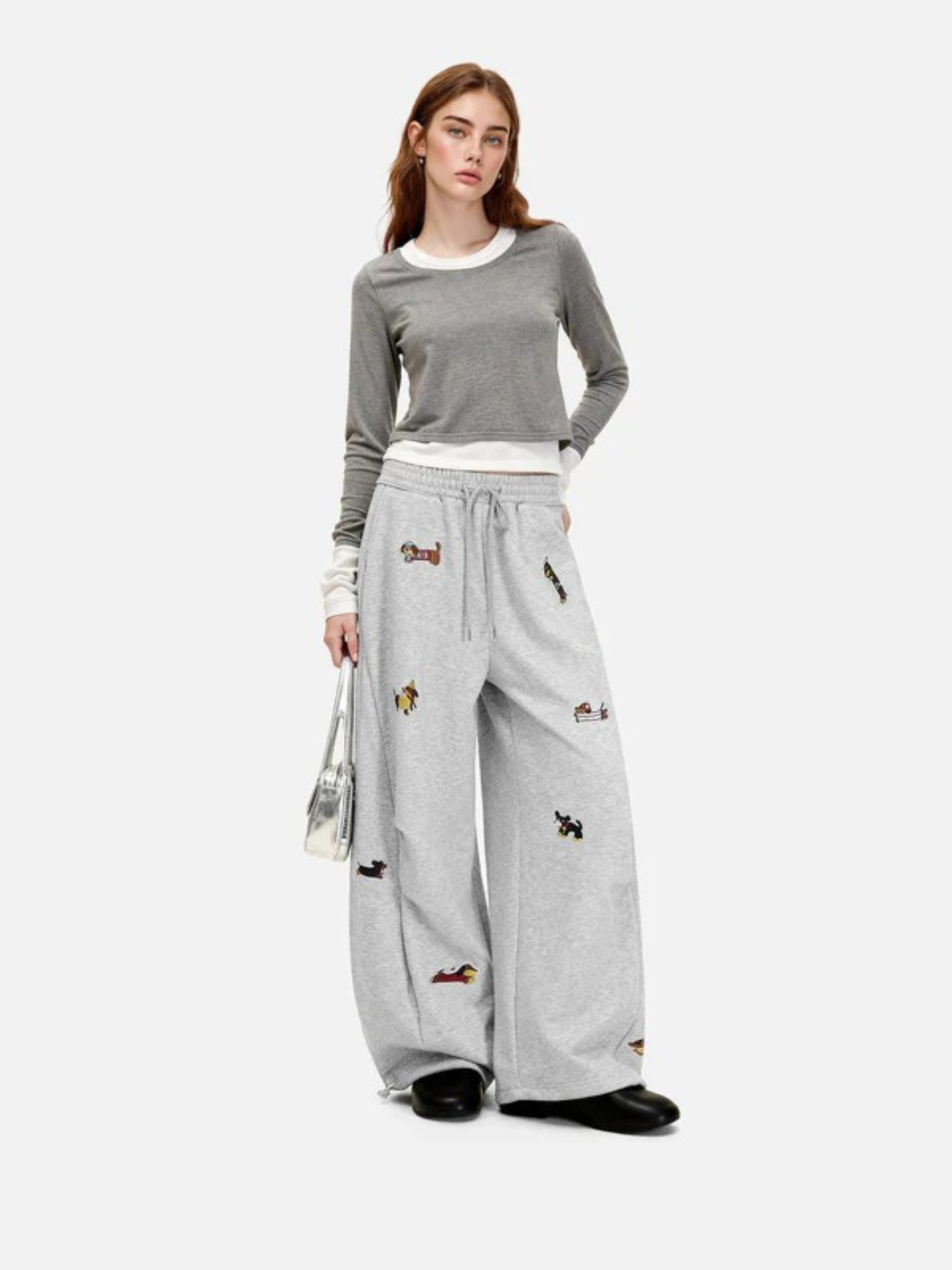 DENISE™ | Sweatpants brodés chiots