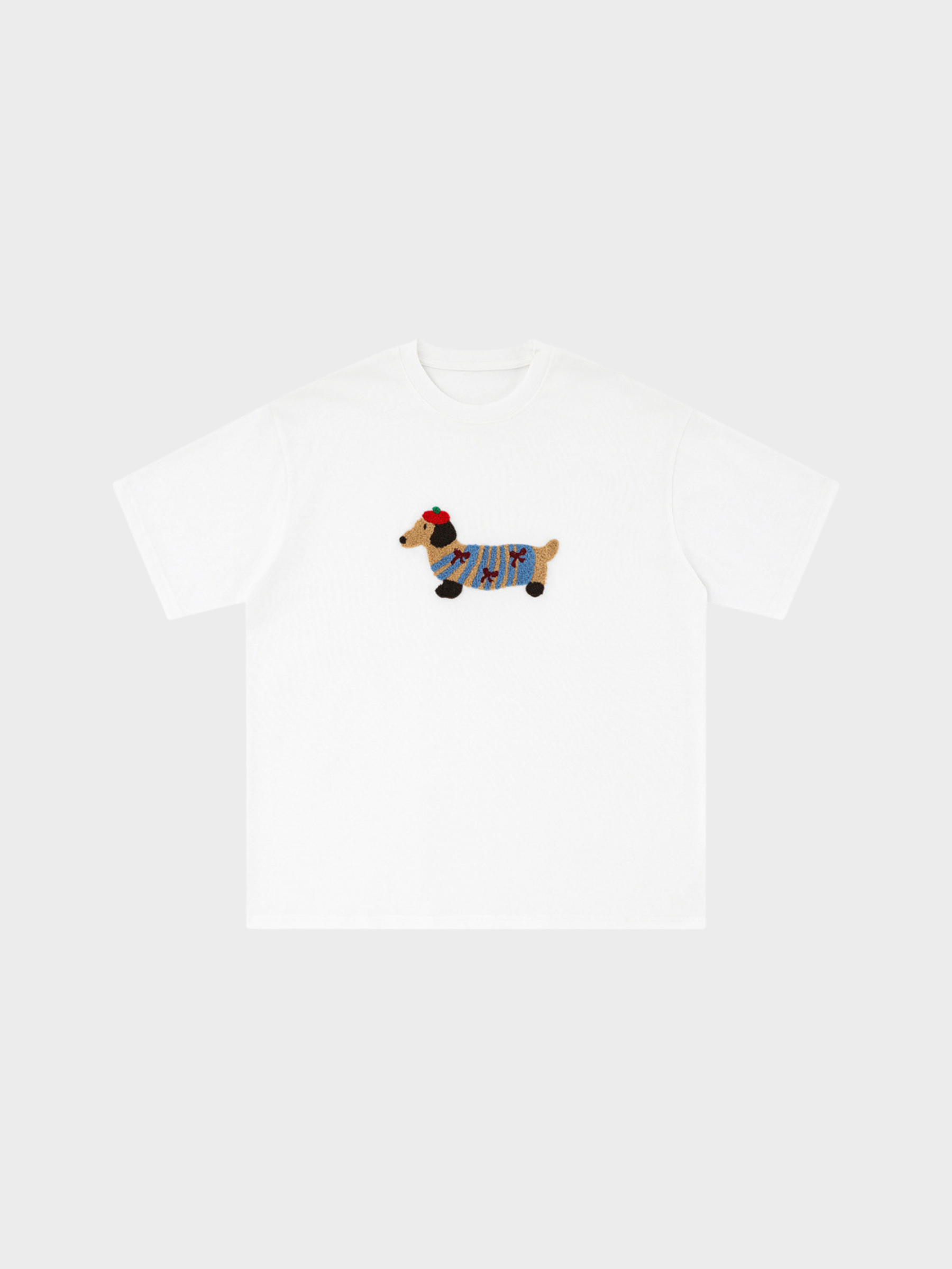 DENISE™ | T‑shirt brodé chiot