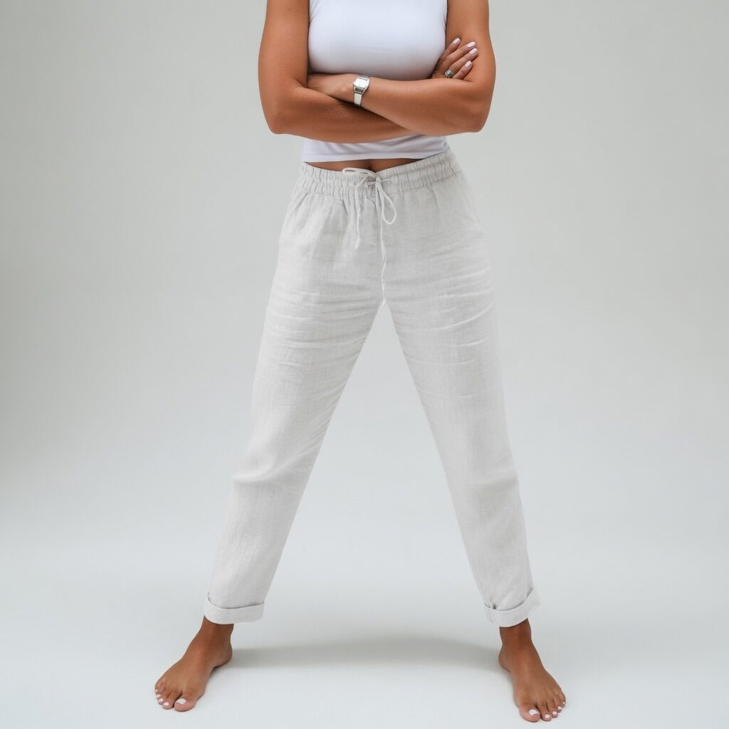 ALBERTINE | Pantalon 100% coton fluide confort naturel
