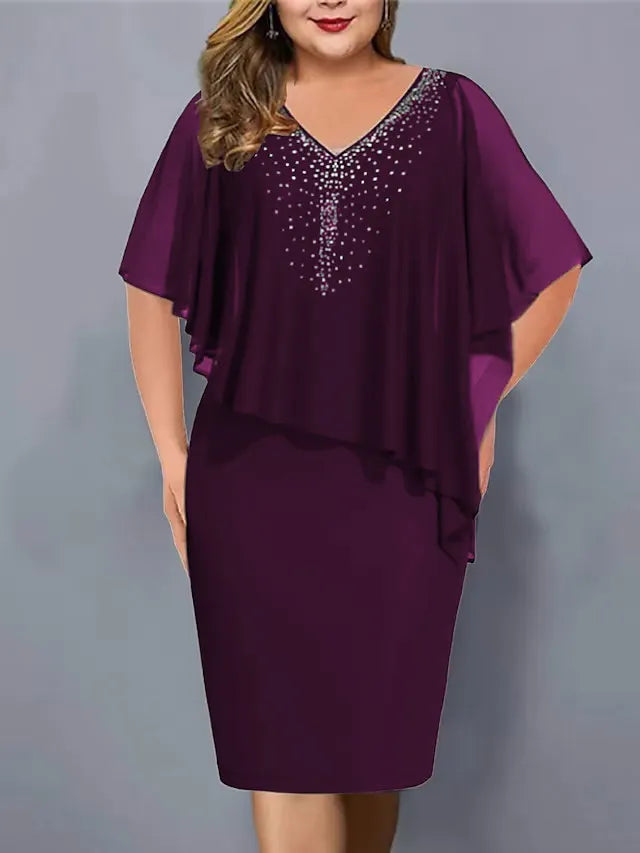 Claudine | Robe Élégante Grande Taille