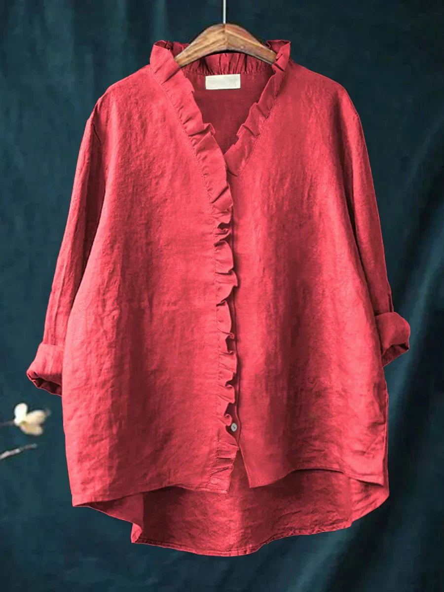 LILY | Blouse Légère Avec Volants