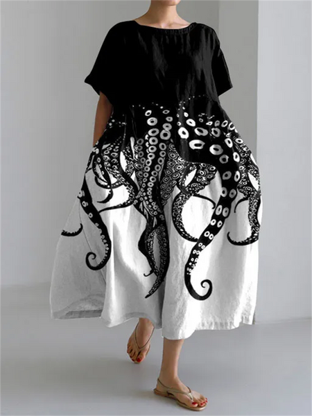 Liliane | Robe Maxi Fleurie Artistique