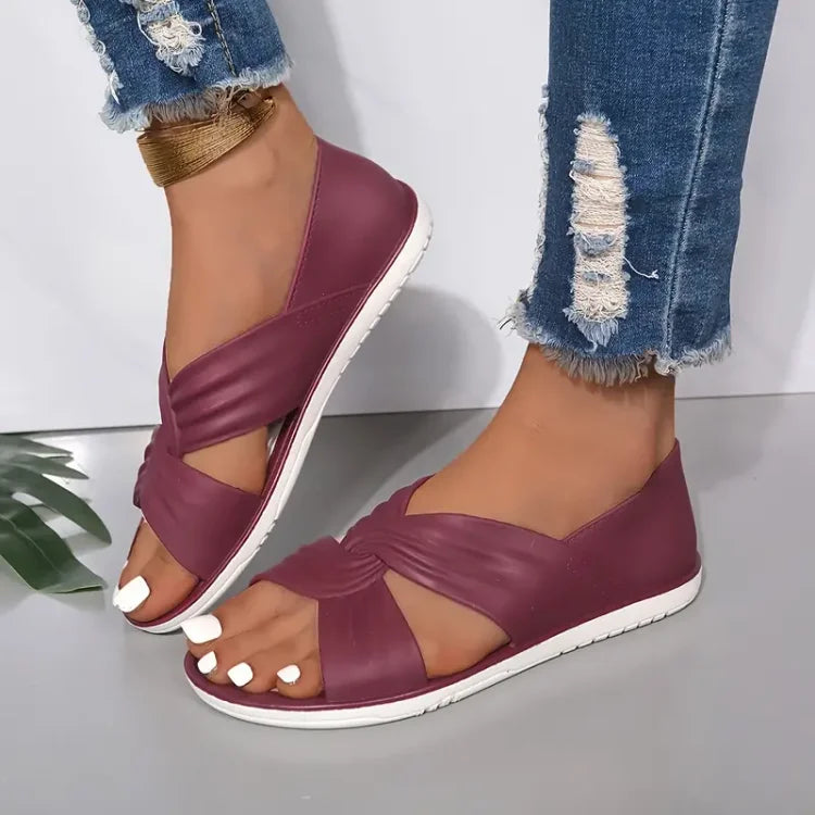 Florinda - Sandales confortables à nœud papillon pour femmes