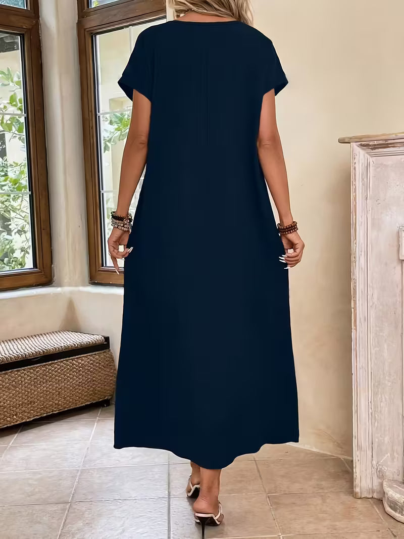 MARGAUX | Robe longue élégante et minimaliste