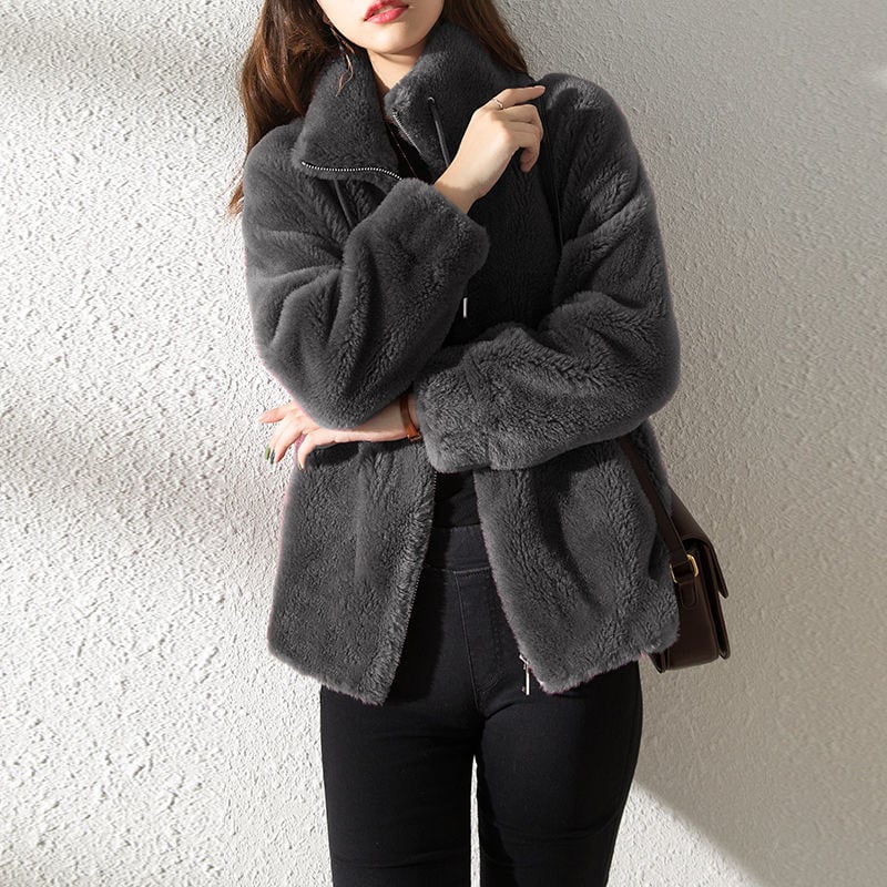 Lune | Manteau Matelassé à Col Montant
