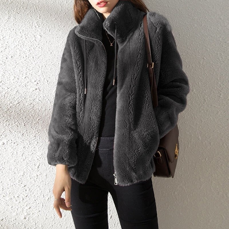 Lune | Manteau Matelassé à Col Montant