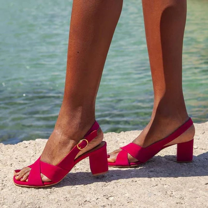 Annette | Sandales Élégantes à Talon