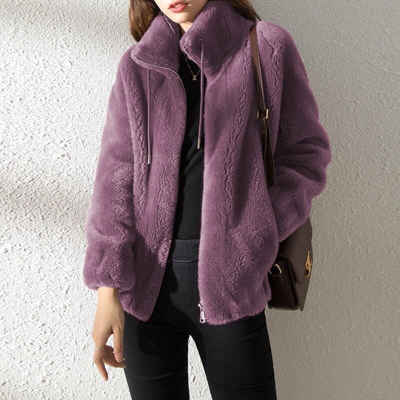 Lune | Manteau Matelassé à Col Montant