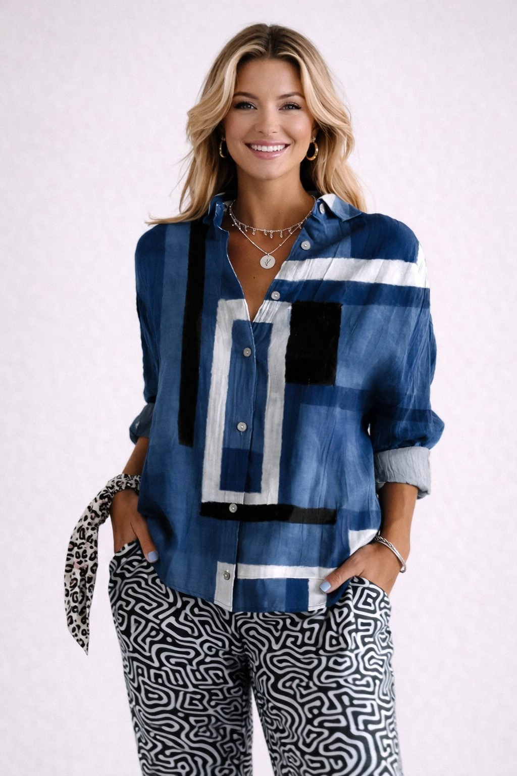 MAËVA™ | Blouse colorée
