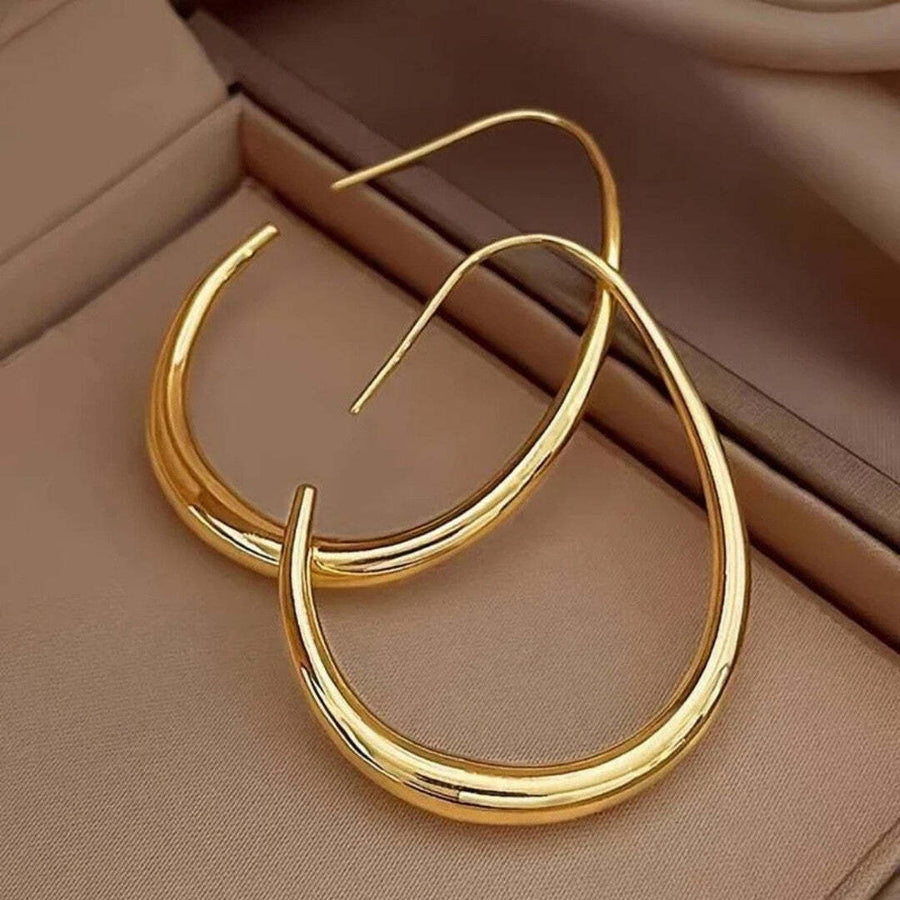 Boucles d'oreilles créoles en or impérial