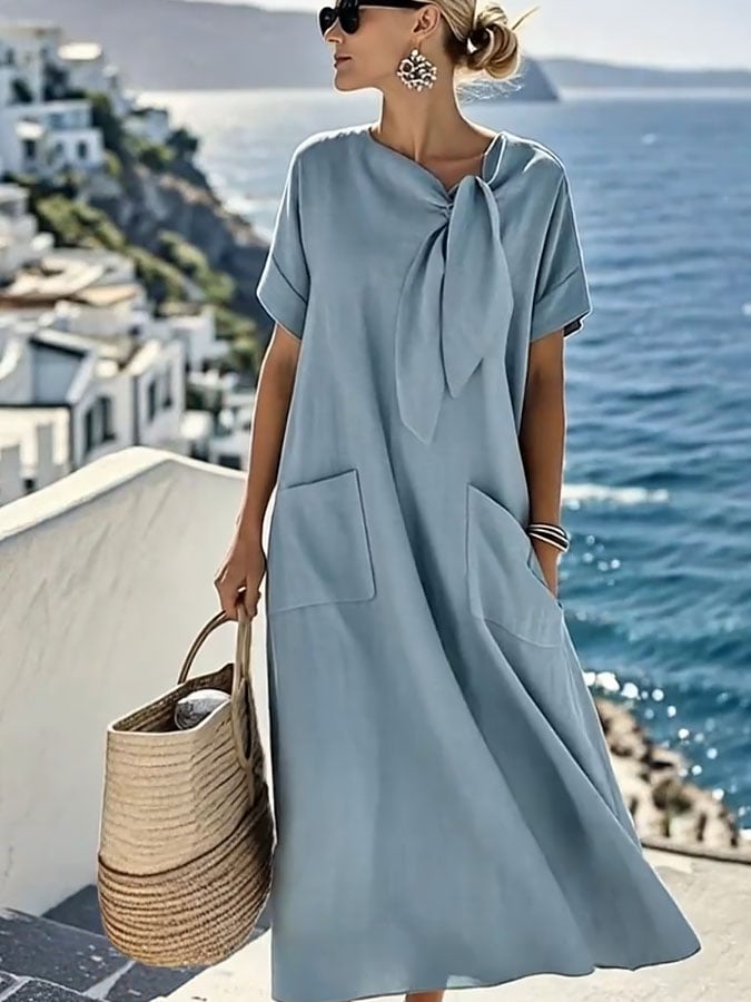 MIREILLE | Robe en coton fluide et estivale