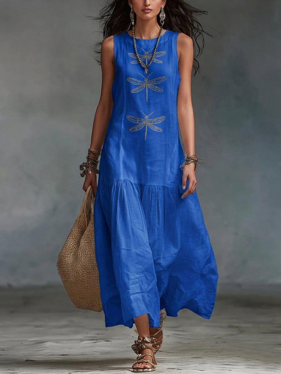 Geneva | Robe Longue Libellule Élégante
