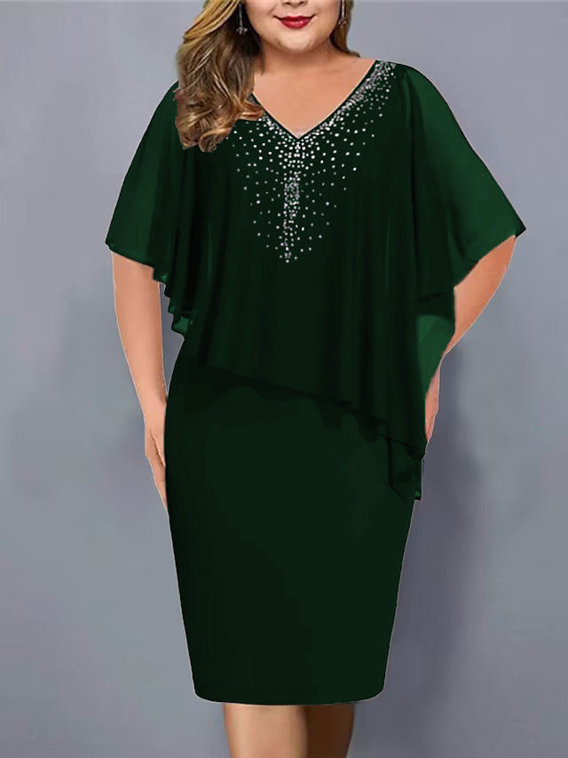 Claudine | Robe Élégante Grande Taille