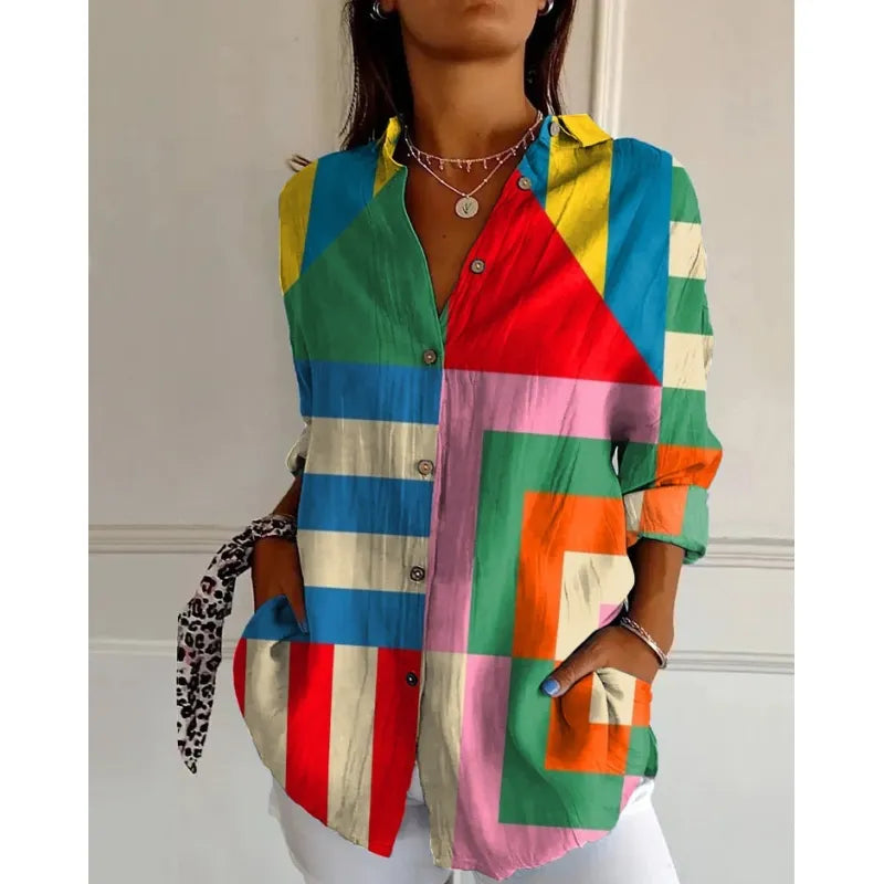 MAËVA™ | Blouse colorée