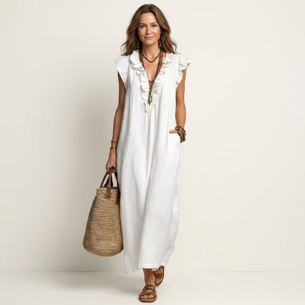 Marguerite | Robe Maxi Bohème Élégante