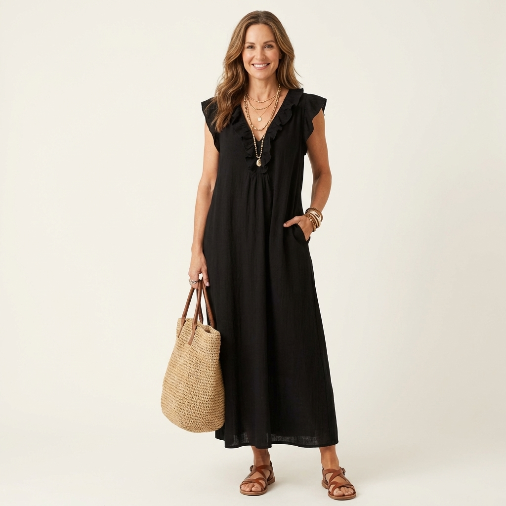 Marguerite | Robe Maxi Bohème Élégante