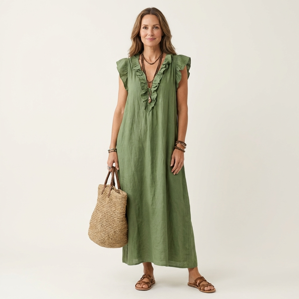 Marguerite | Robe Maxi Bohème Élégante