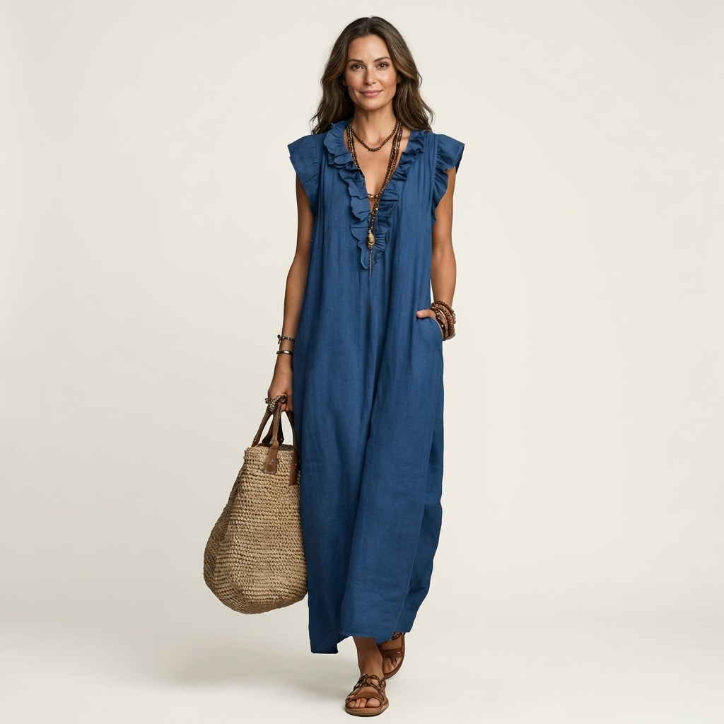 Marguerite | Robe Maxi Bohème Élégante