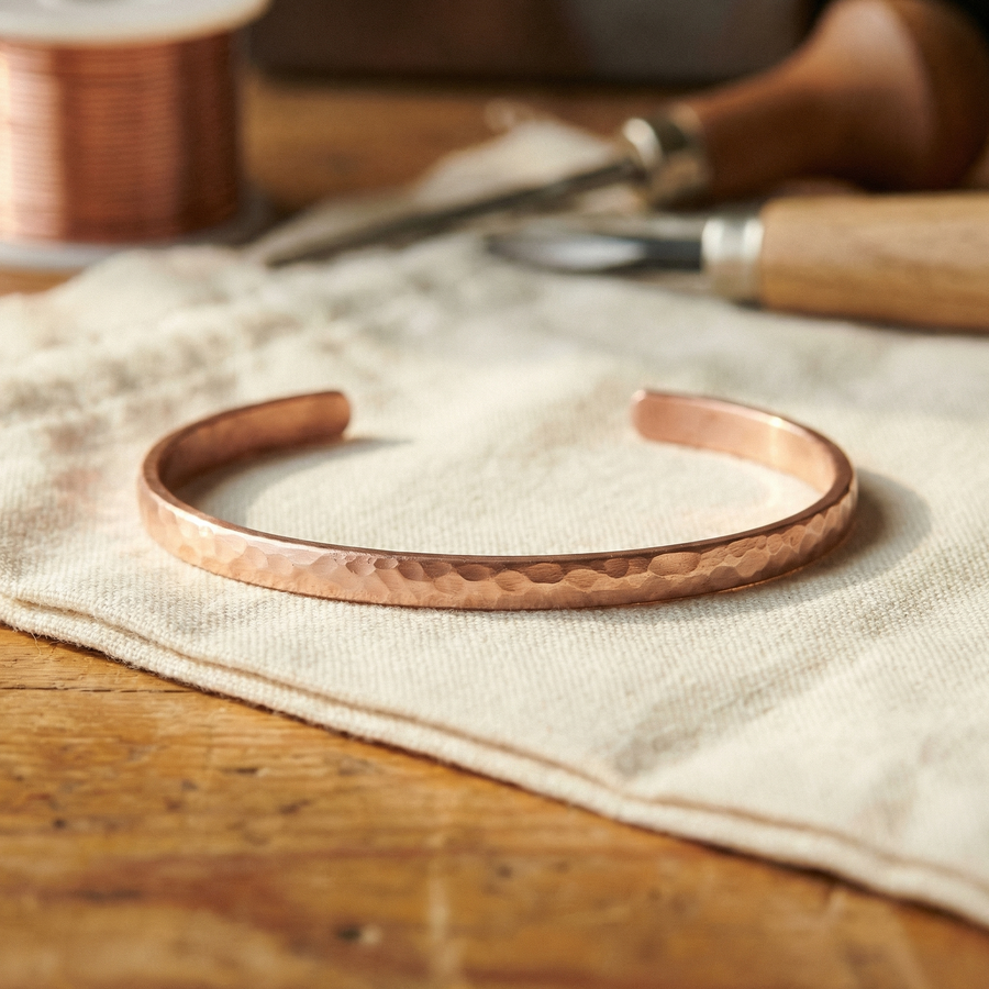 Océane | Bracelet de Cheville en Cuivre Pur
