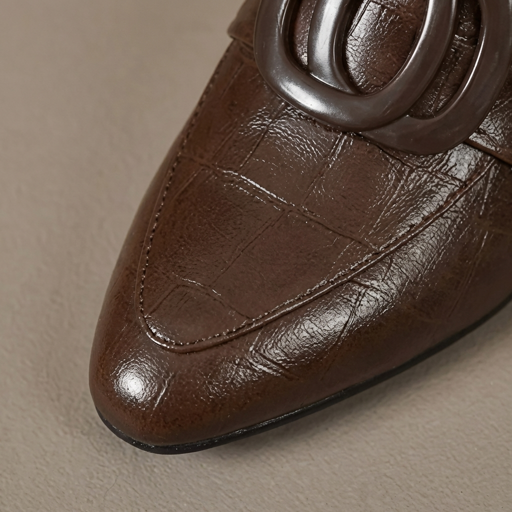 VALORA | Mocassins en cuir à talons